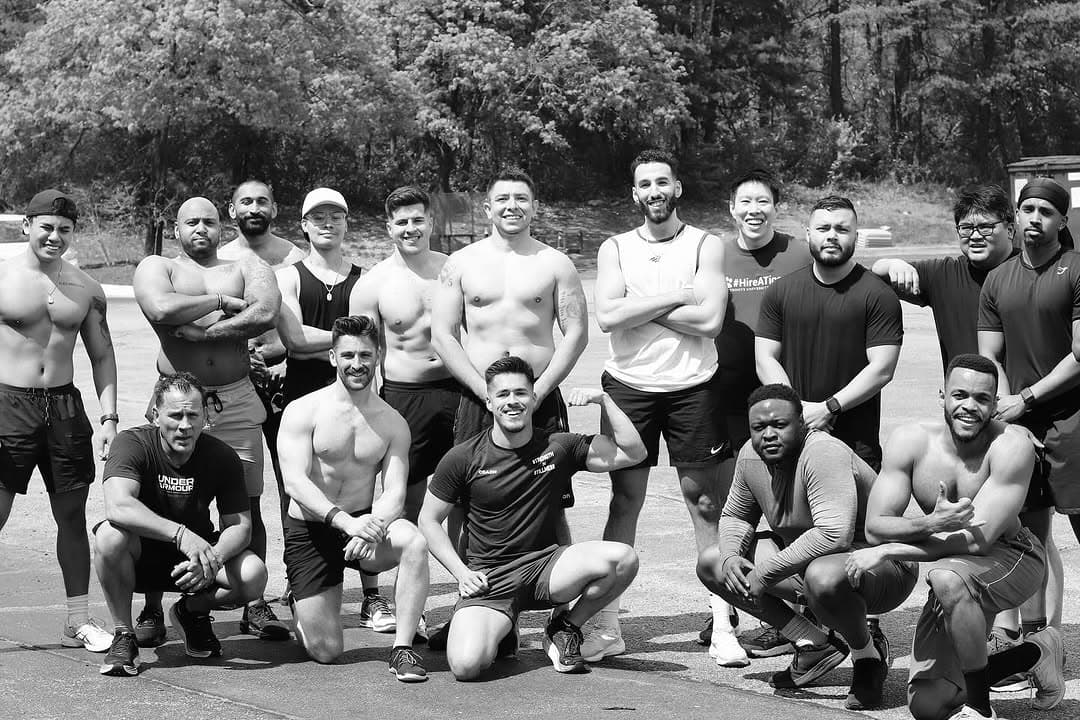 Strength in Stillness brotherhood — men after a training session
